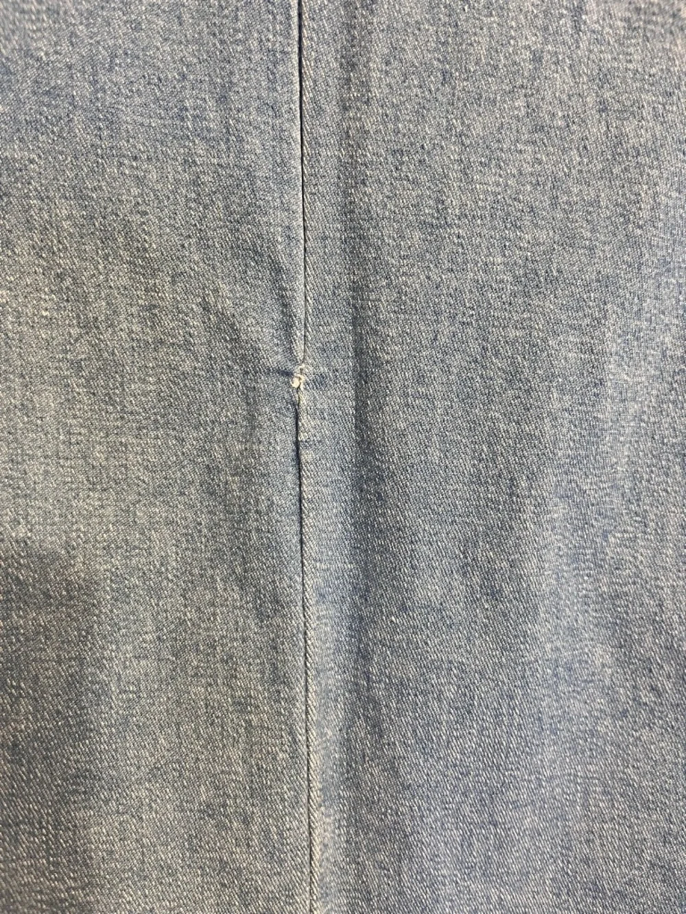 Vintage Denim Midi Skirt with Floral Embroidery - Picture 5 of 5